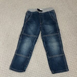 Mini Boden Gray Waistband Denim Jeans